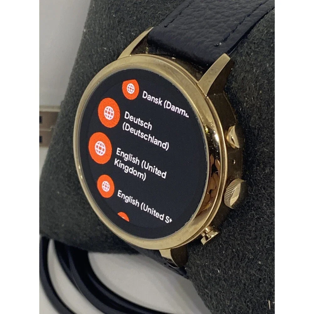 Fossil Gen 4 Authentic Digital Dial Smart Watch Custom Band FTW6020 AB619